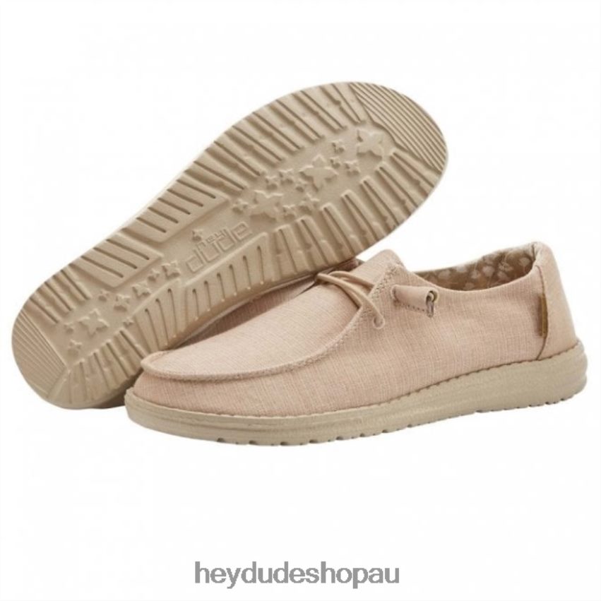 Hey Dude HEYDUDE Wendy Chambray Peach Women V4Z64477