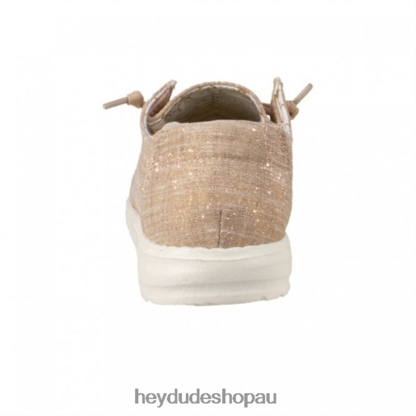 Hey Dude HEYDUDE Wendy Chambray Rose Gold Sparkle Women V4Z64476