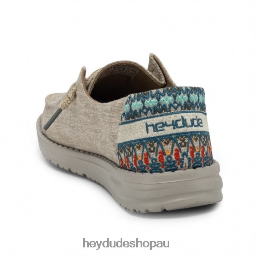 Hey Dude HEYDUDE Wendy Chambray Sunflower Beige Women V4Z64413