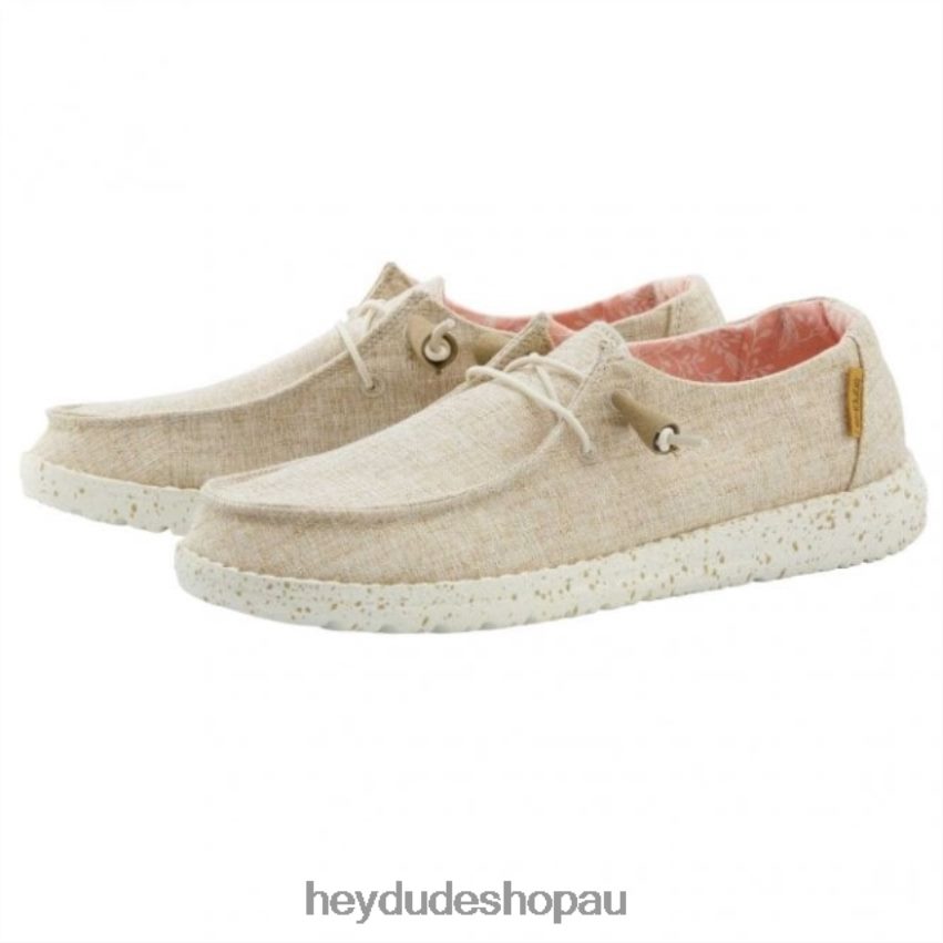 Hey Dude HEYDUDE Wendy Chambray White Nut Women V4Z64479