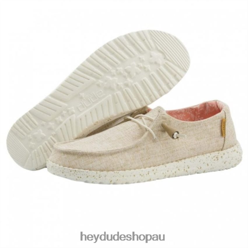 Hey Dude HEYDUDE Wendy Chambray White Nut Women V4Z64479