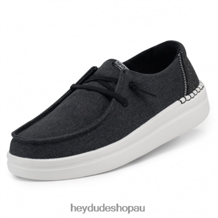 Hey Dude HEYDUDE Wendy Rise Black Women V4Z64431