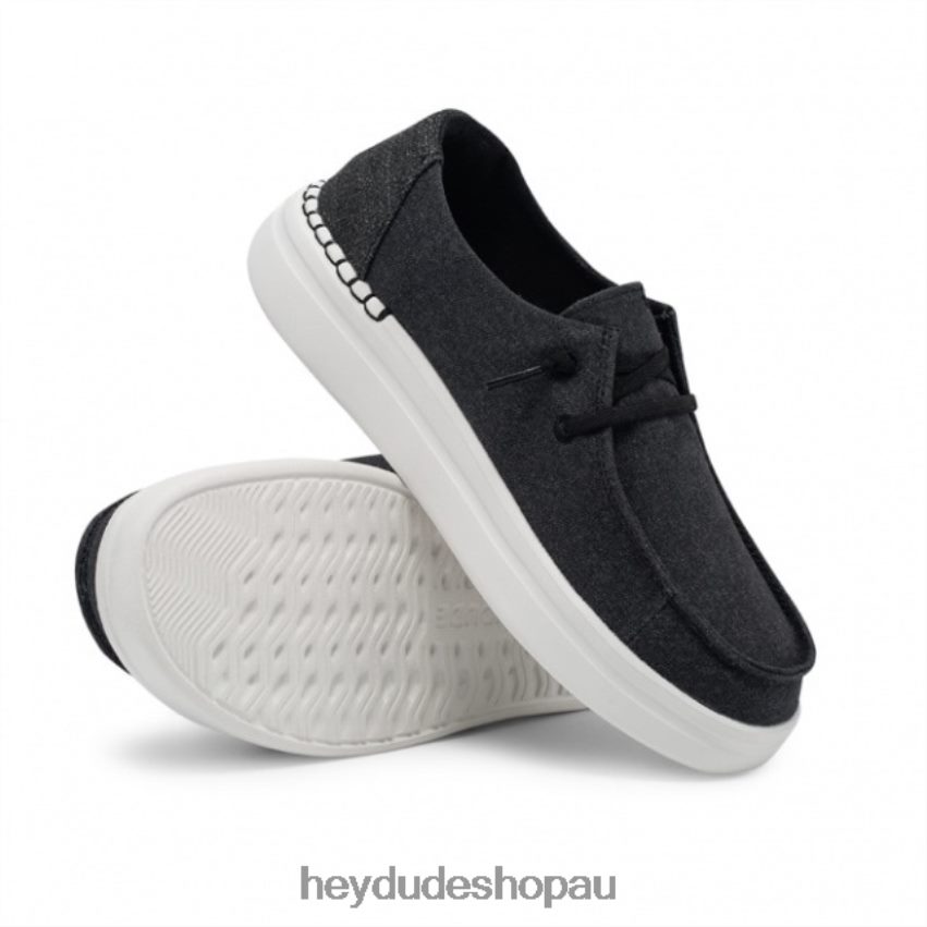 Hey Dude HEYDUDE Wendy Rise Black Women V4Z64431