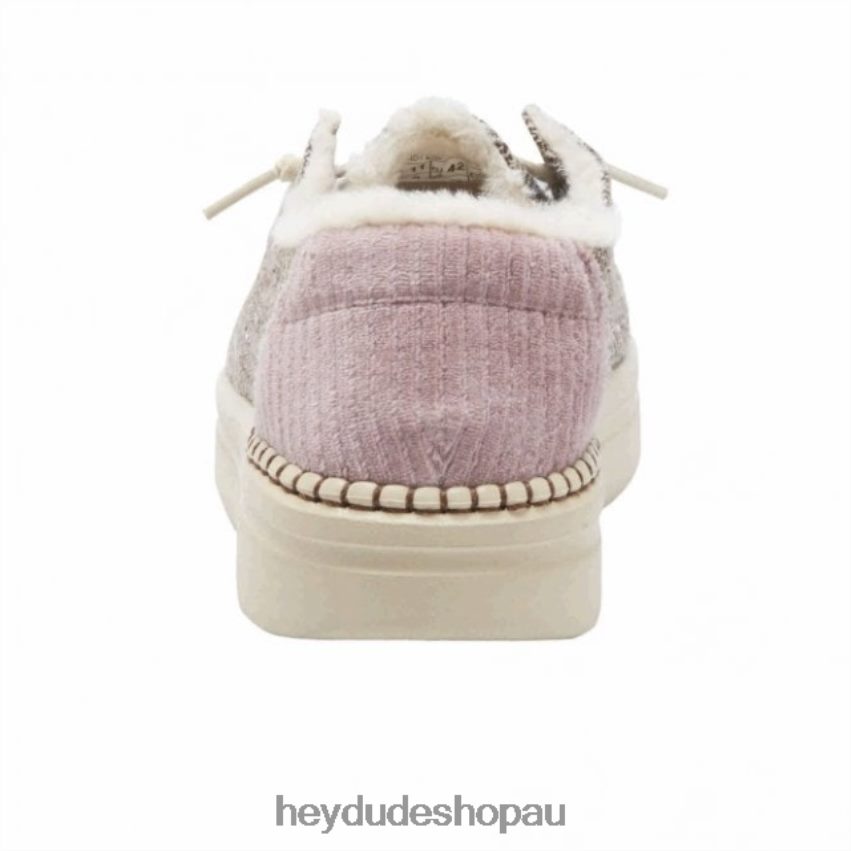 Hey Dude HEYDUDE Wendy Rise Chalet Brown Herringbone Women V4Z64453