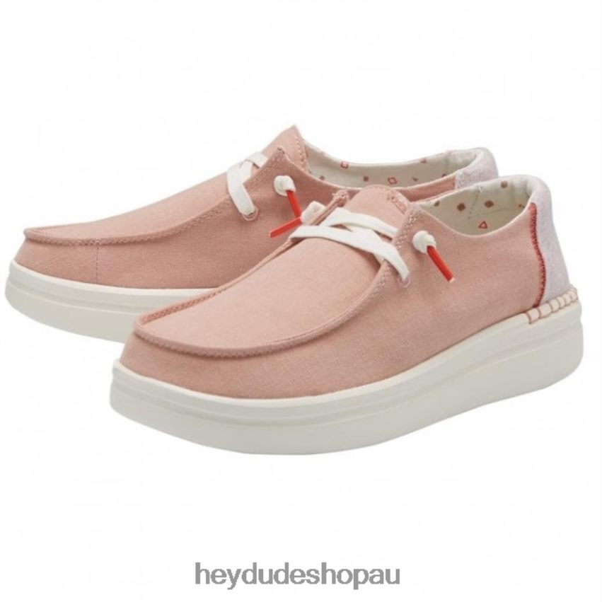 Hey Dude HEYDUDE Wendy Rise Chambray Rose Women V4Z64458