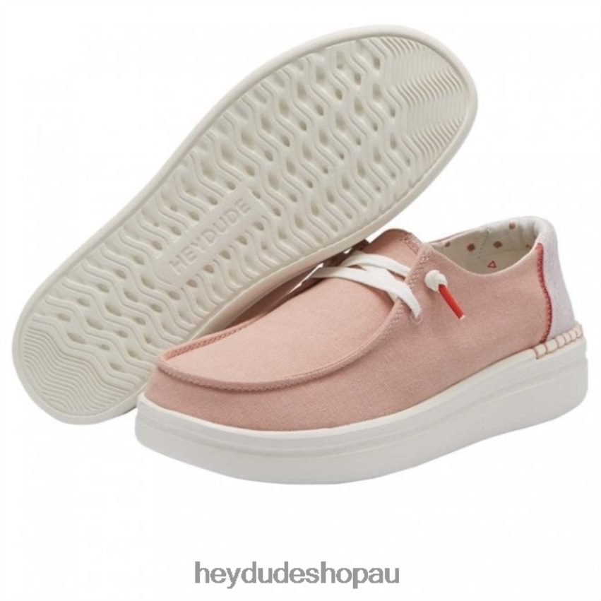 Hey Dude HEYDUDE Wendy Rise Chambray Rose Women V4Z64458