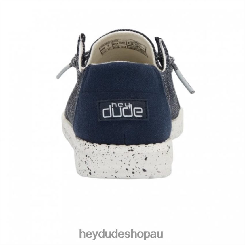Hey Dude HEYDUDE Wendy Sox Navy Women V4Z64456