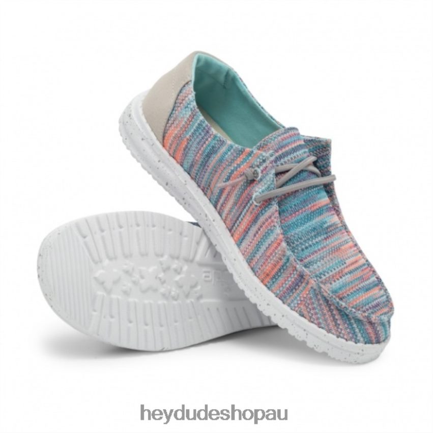 Hey Dude HEYDUDE Wendy Sox Sunset Pink Women V4Z64436