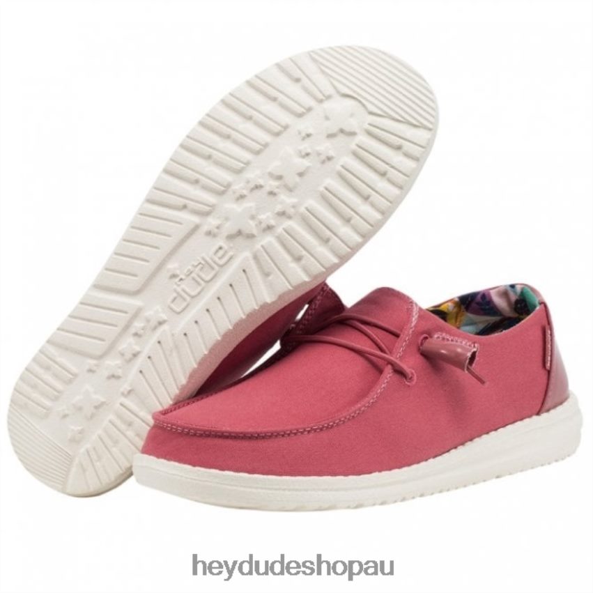Hey Dude HEYDUDE Wendy Washed Rosette Women V4Z64462