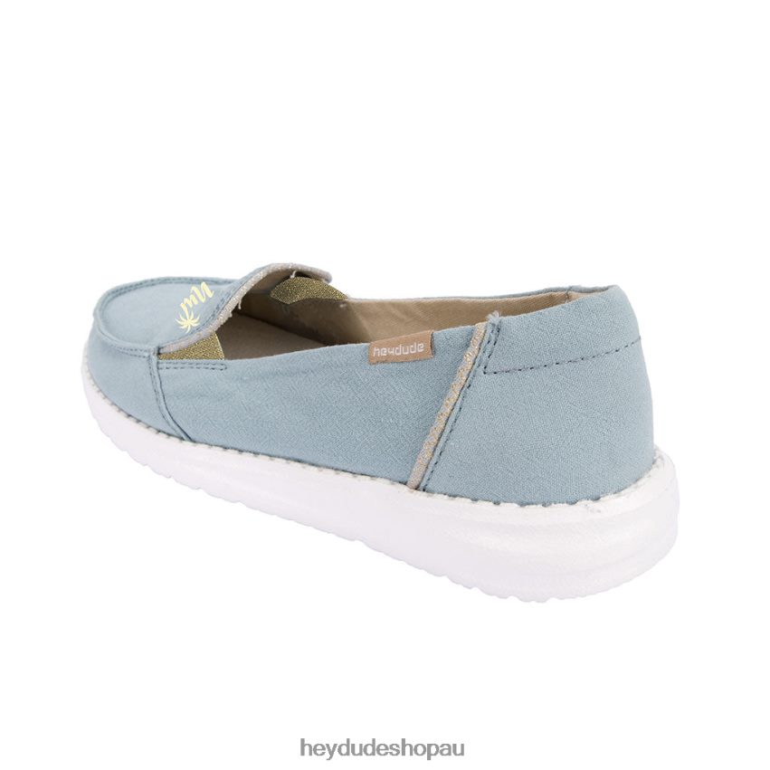 Hey Dude Lena Natural Aqua Haze Women V4Z6480