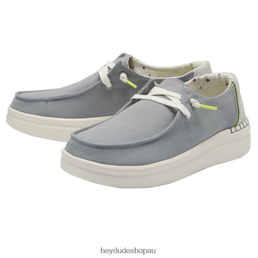 Hey Dude Blue Wendy Rise Chambray Women V4Z6421