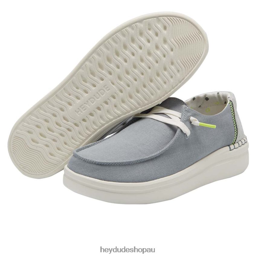 Hey Dude Blue Wendy Rise Chambray Women V4Z6421