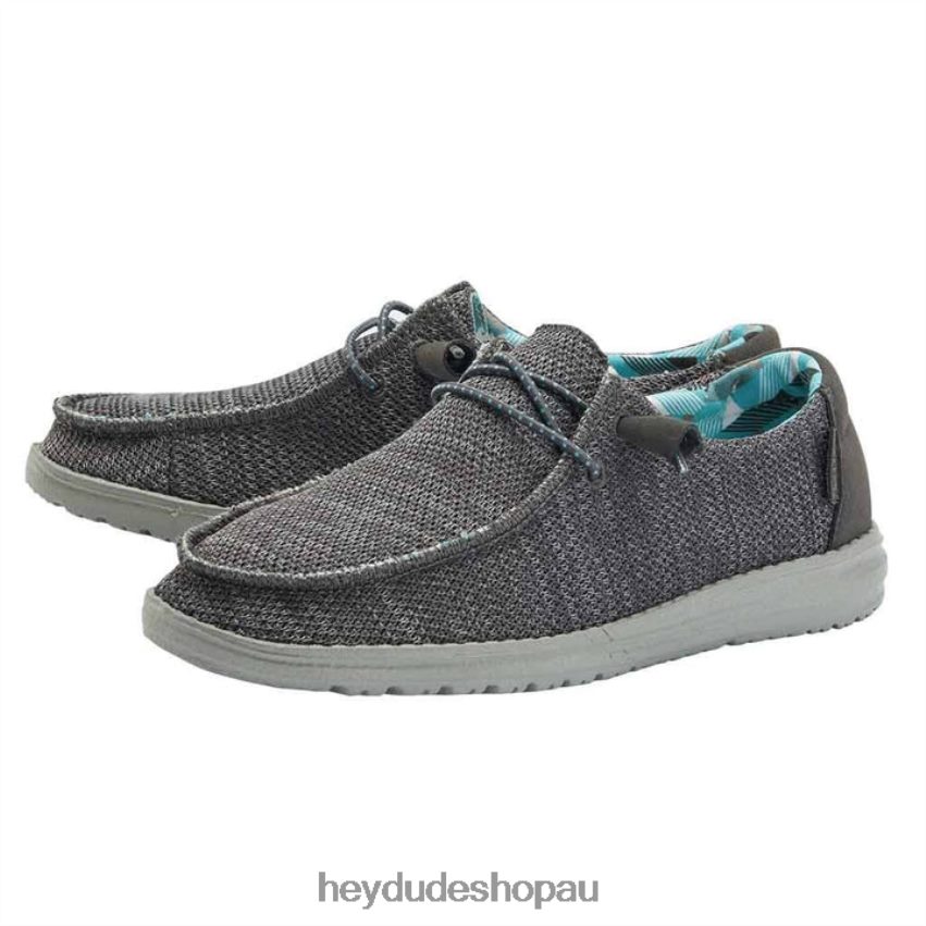 Hey Dude Charcoal Wendy Sox Women V4Z6487