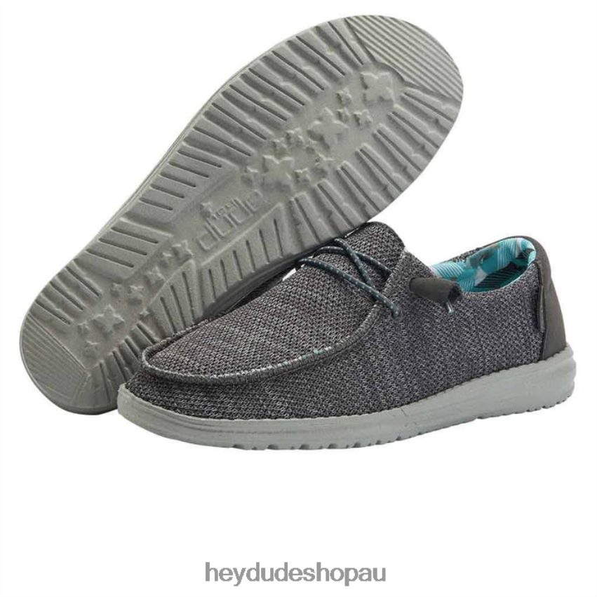 Hey Dude Charcoal Wendy Sox Women V4Z6487