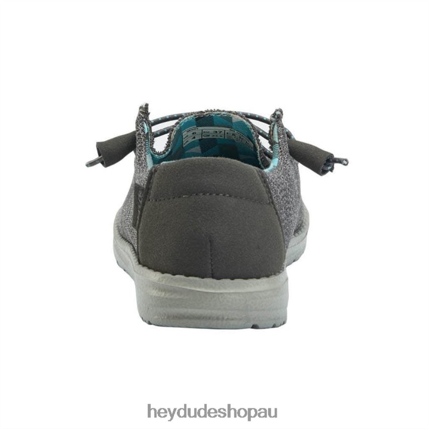 Hey Dude Charcoal Wendy Sox Women V4Z6487