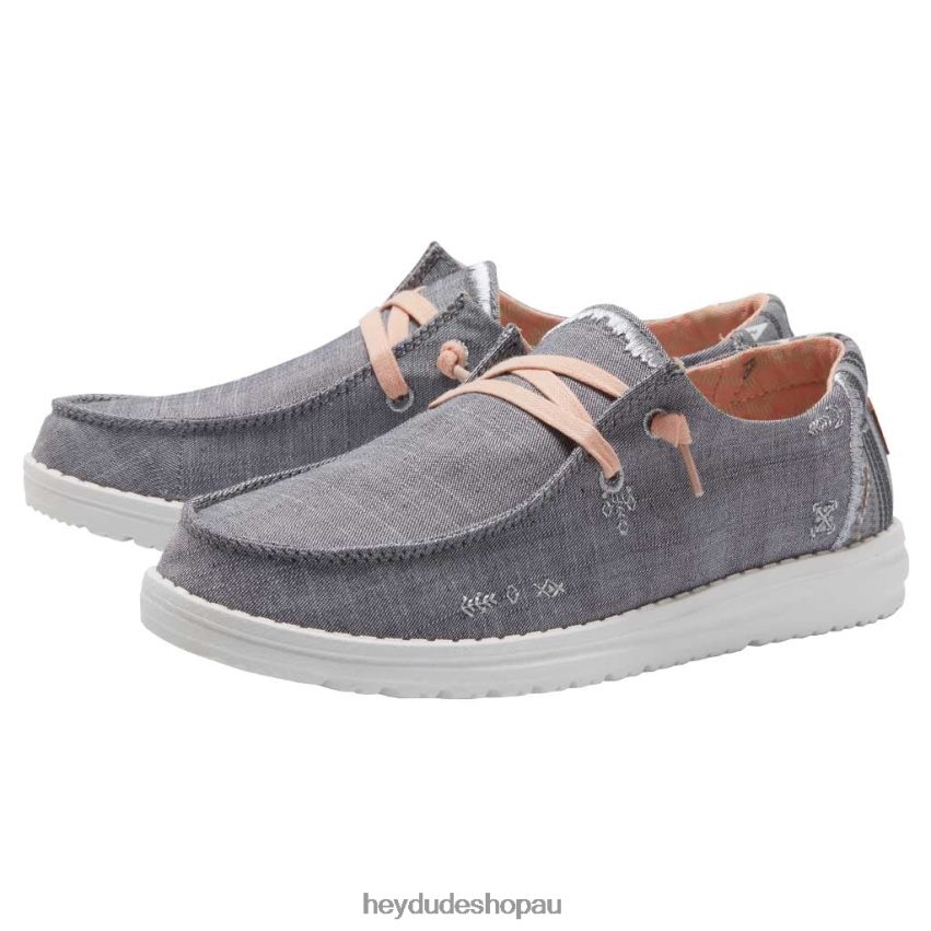 Hey Dude Wendy Boho grey Grey Women V4Z6445