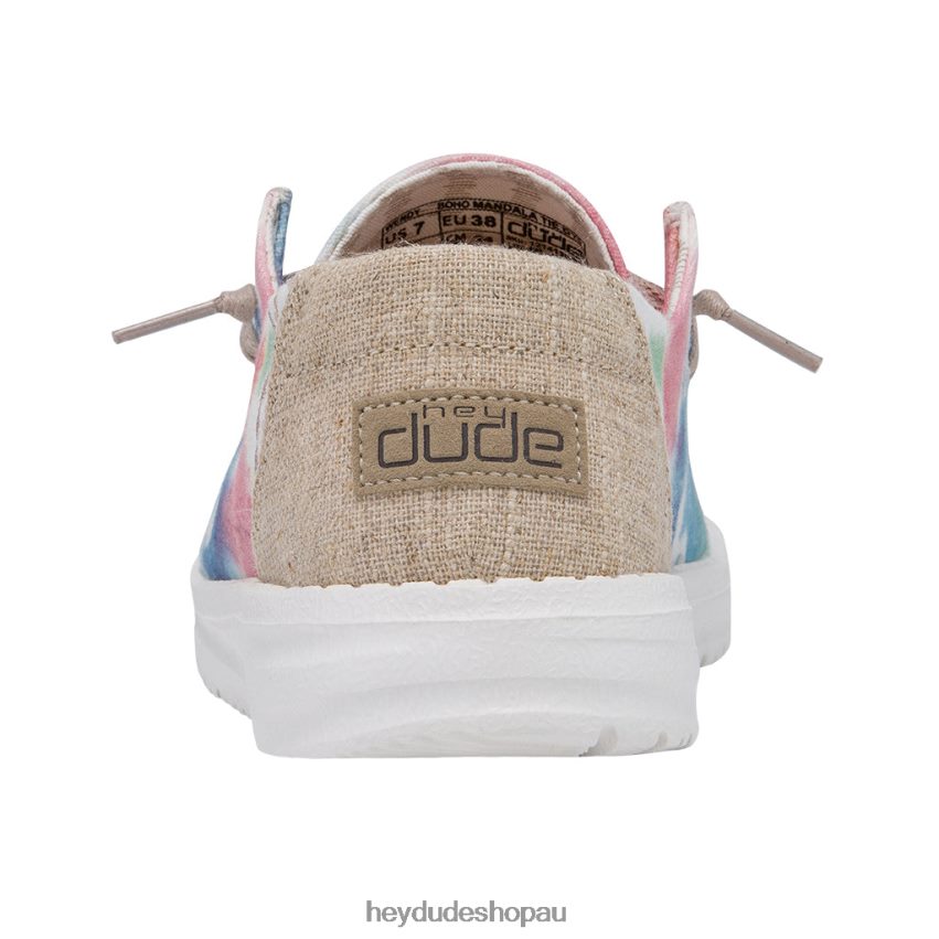 Hey Dude Wendy Boho grey Mandala Tie Dye Women V4Z6446