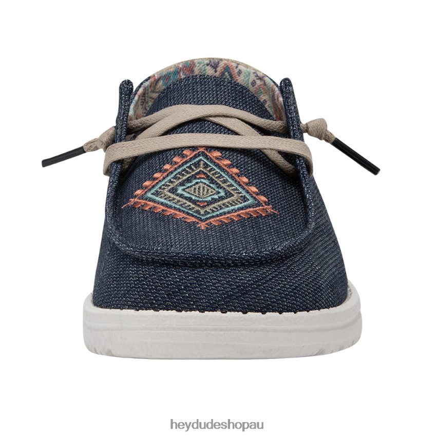 Hey Dude Wendy Boho grey Ocean Blue Women V4Z6444