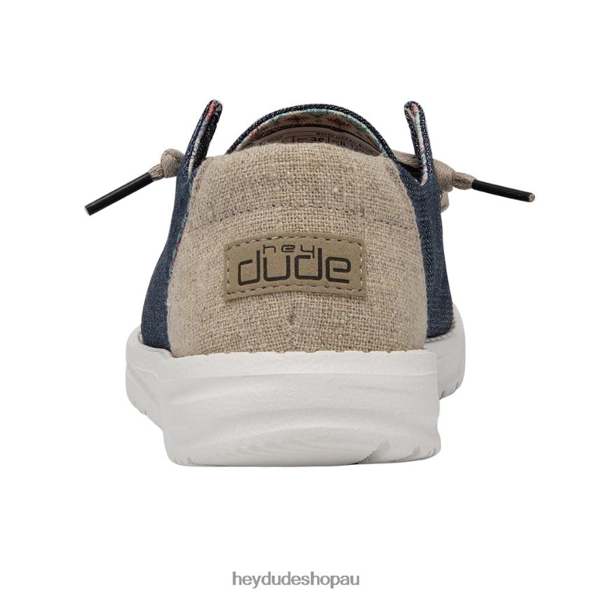 Hey Dude Wendy Boho grey Ocean Blue Women V4Z6444