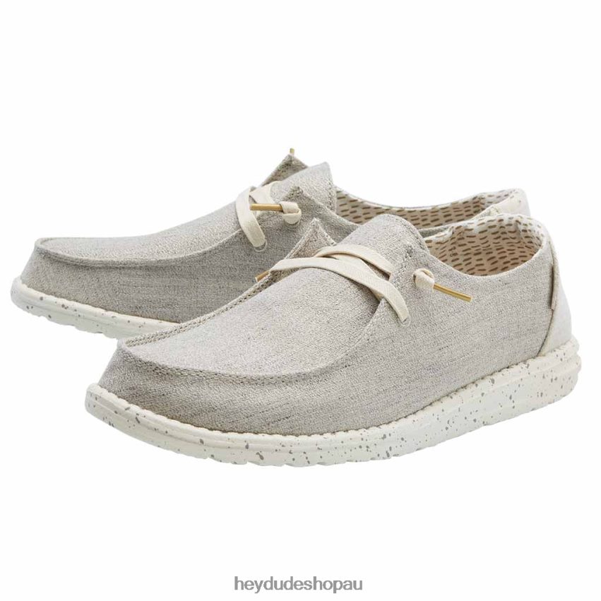 Hey Dude Wendy Chambray Sparkling Beige Women V4Z6440