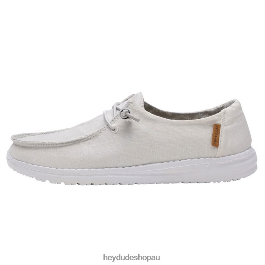 Hey Dude Wendy Chambray White Women V4Z6439