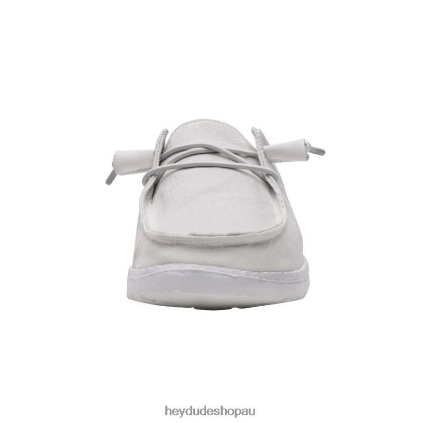 Hey Dude Wendy Chambray White Women V4Z6439