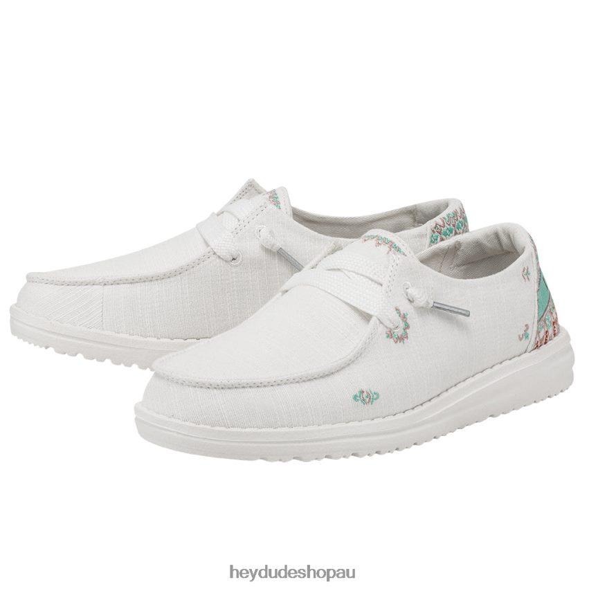 Hey Dude Wendy Flora Lily White Women V4Z6412