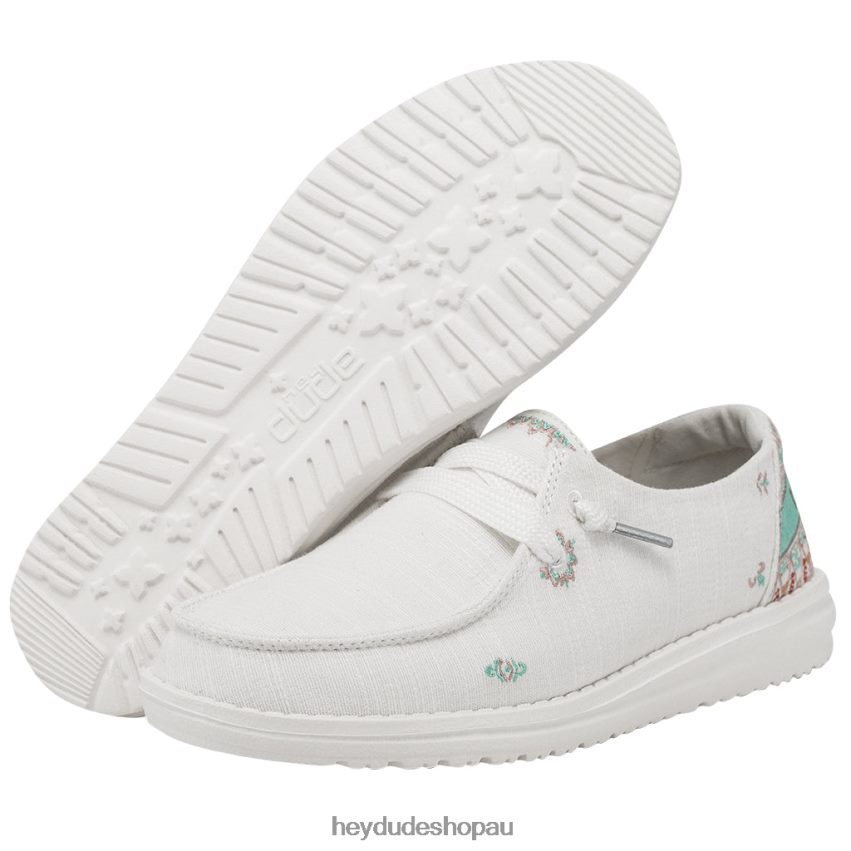 Hey Dude Wendy Flora Lily White Women V4Z6412