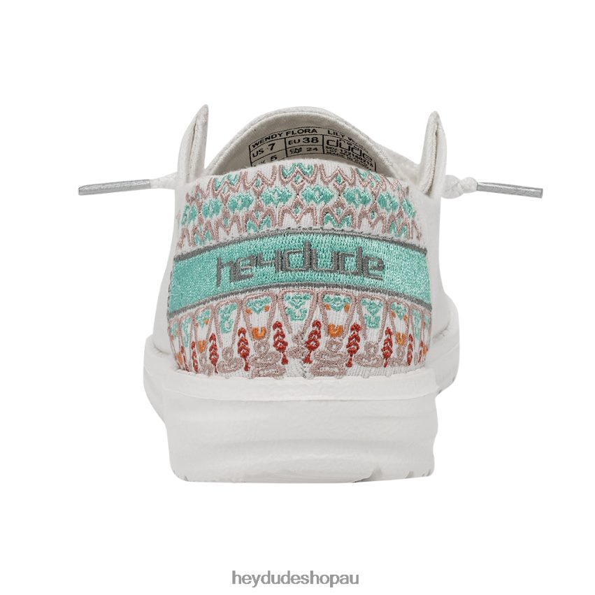 Hey Dude Wendy Flora Lily White Women V4Z6412