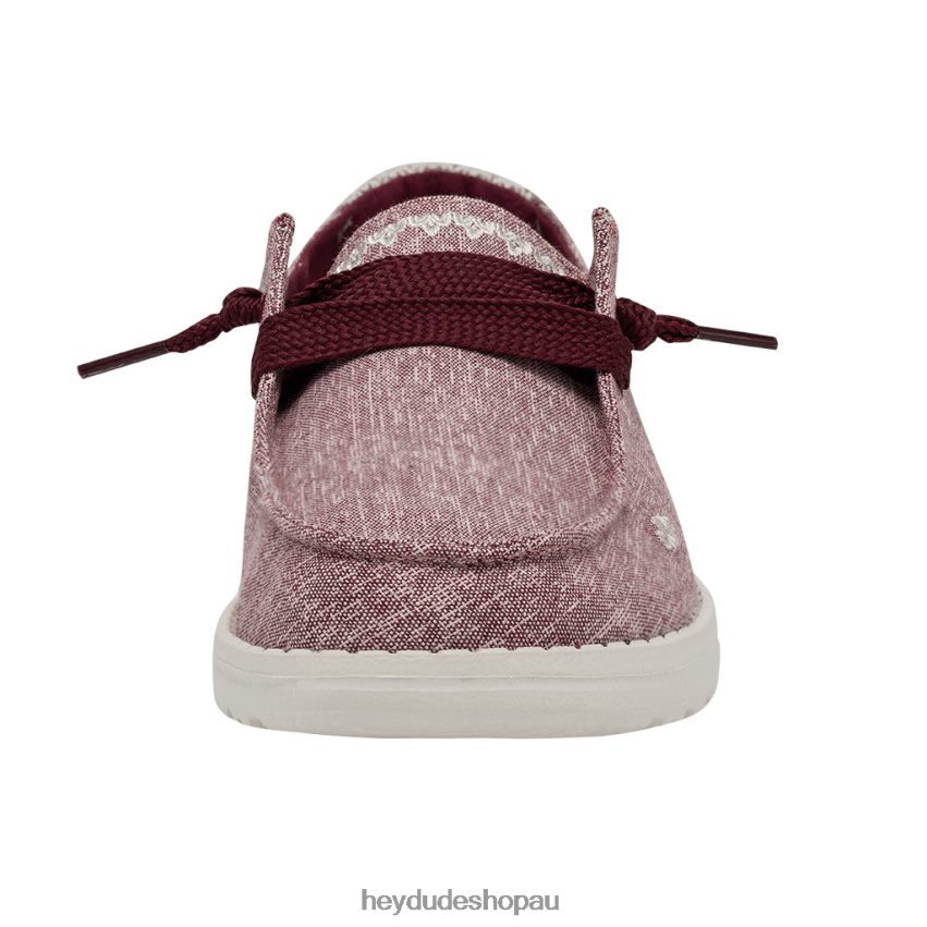 Hey Dude Wendy Flora Peony Red Women V4Z6413