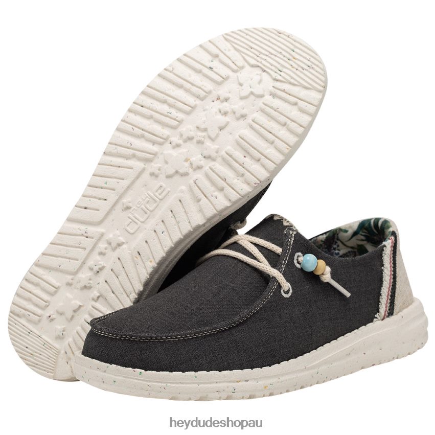 Hey Dude Wendy Natural Carbon Women V4Z648