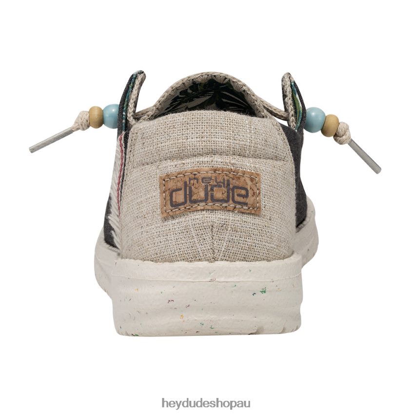 Hey Dude Wendy Natural Carbon Women V4Z648