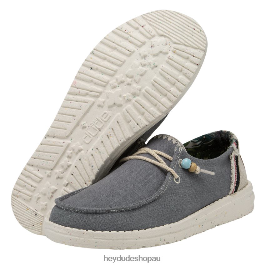 Hey Dude Wendy Natural Indigo Women V4Z6410