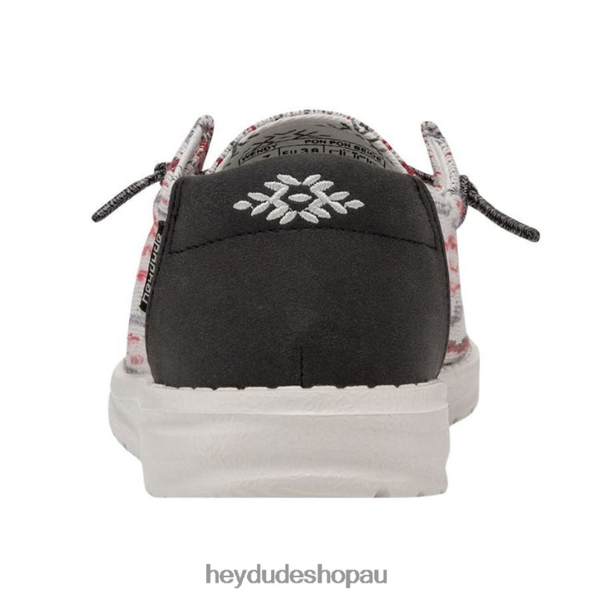 Hey Dude Wendy Pon Pon Beige Women V4Z6449