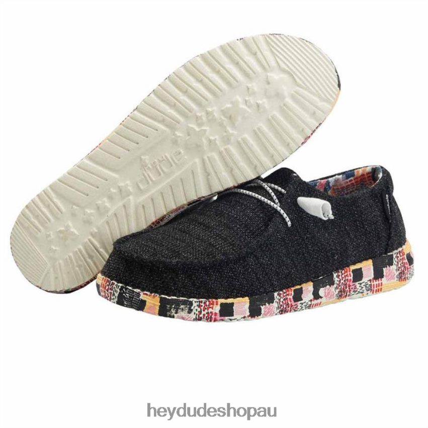 Hey Dude Wendy Print Black Geo Hey Dude Women V4Z6420