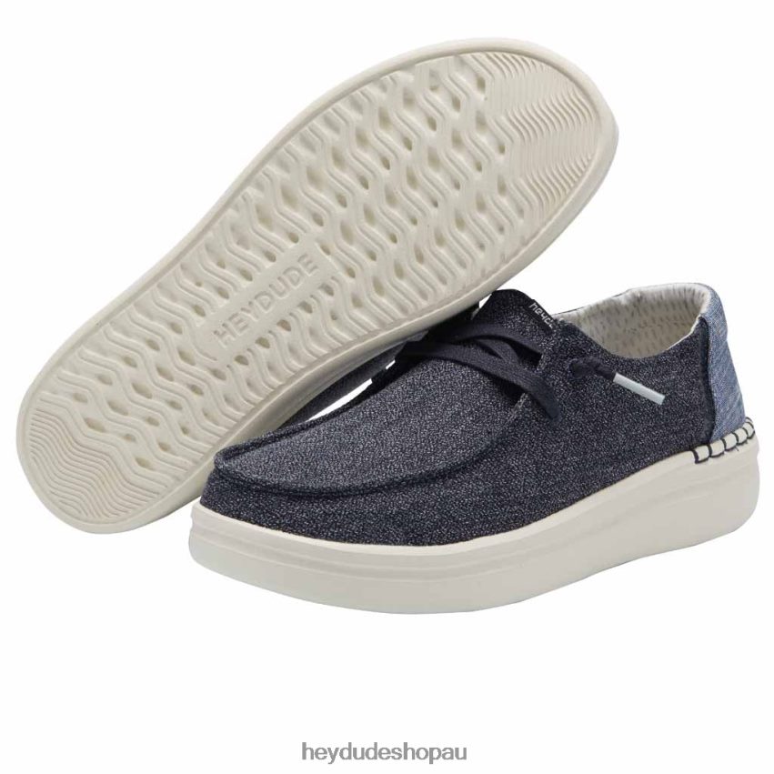 Hey Dude Wendy Rise Chambray Blue Women V4Z6430