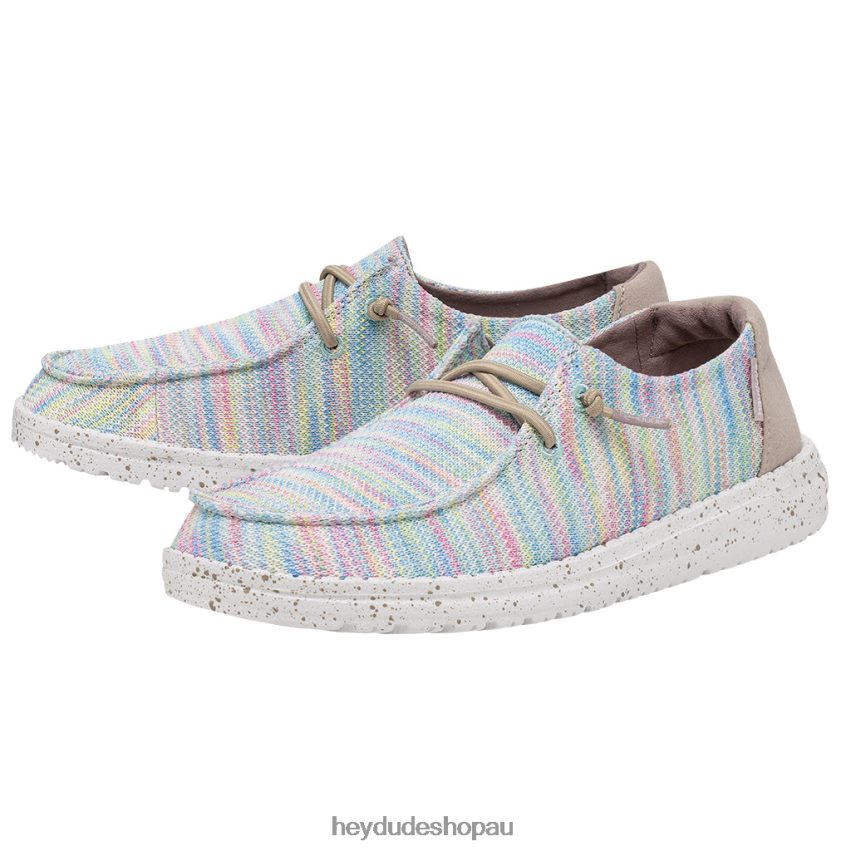 Hey Dude Wendy Sox Aurora White Women V4Z6432