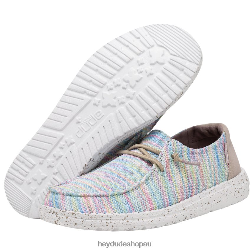 Hey Dude Wendy Sox Aurora White Women V4Z6432