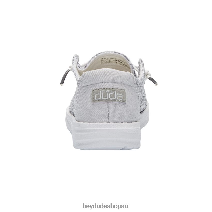 Hey Dude Wendy Sox Glacier Grey Women V4Z6436