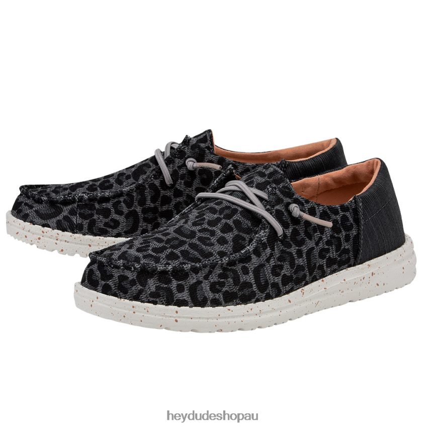 Hey Dude Wendy Sox Leo Grey Women V4Z6435