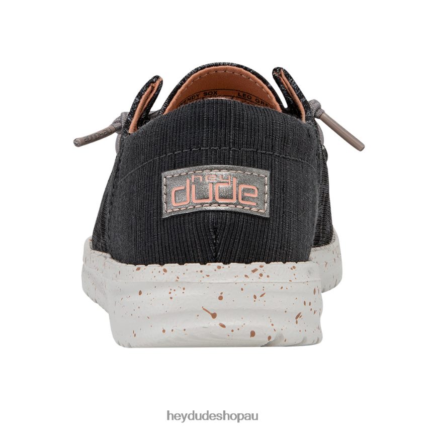 Hey Dude Wendy Sox Leo Grey Women V4Z6435