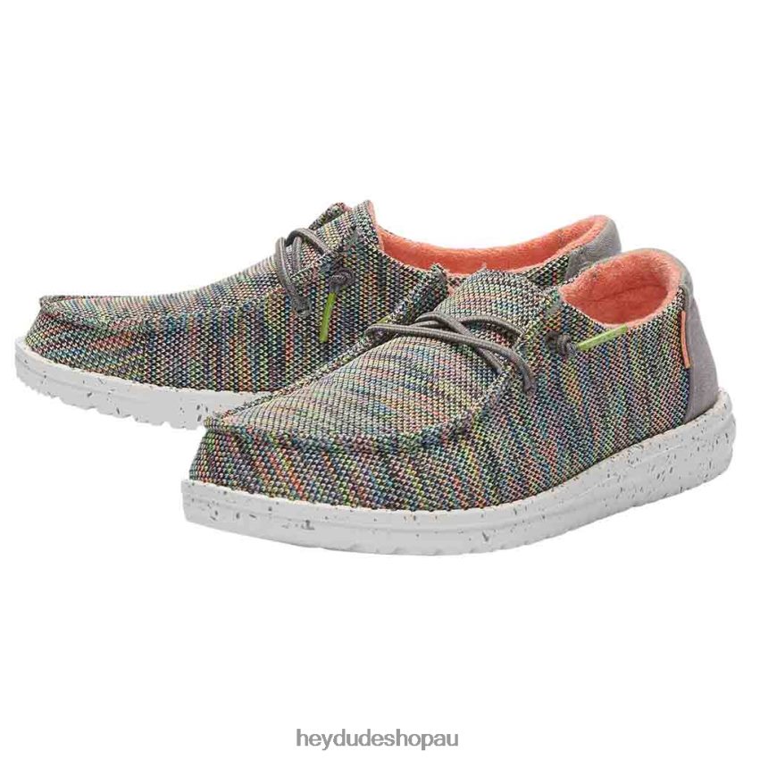 Hey Dude Wendy Sox Peacock Pink Women V4Z6431