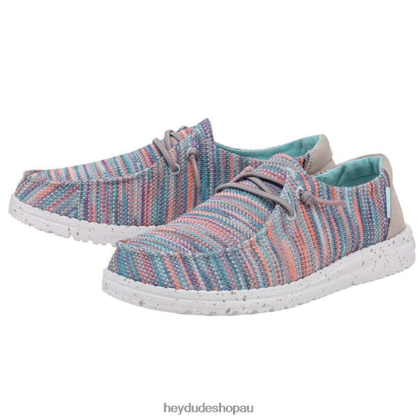 Hey Dude Wendy Sox Sunset Pink Women V4Z6433