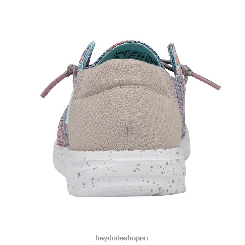 Hey Dude Wendy Sox Sunset Pink Women V4Z6433