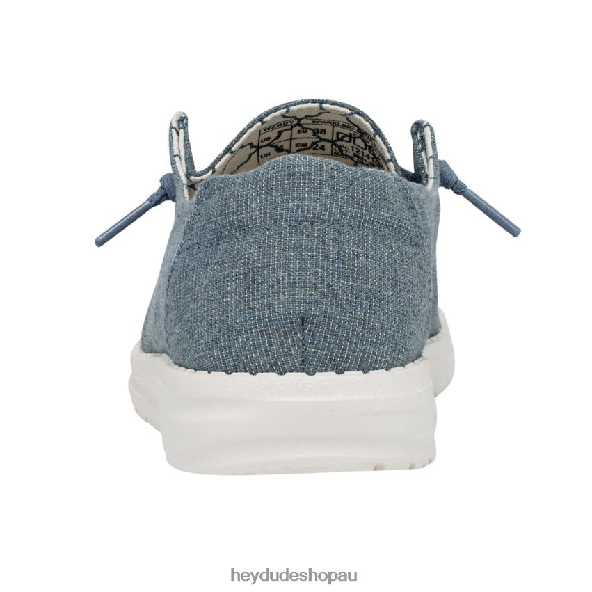 Hey Dude Wendy Sparkling Blue Stone Women V4Z6451