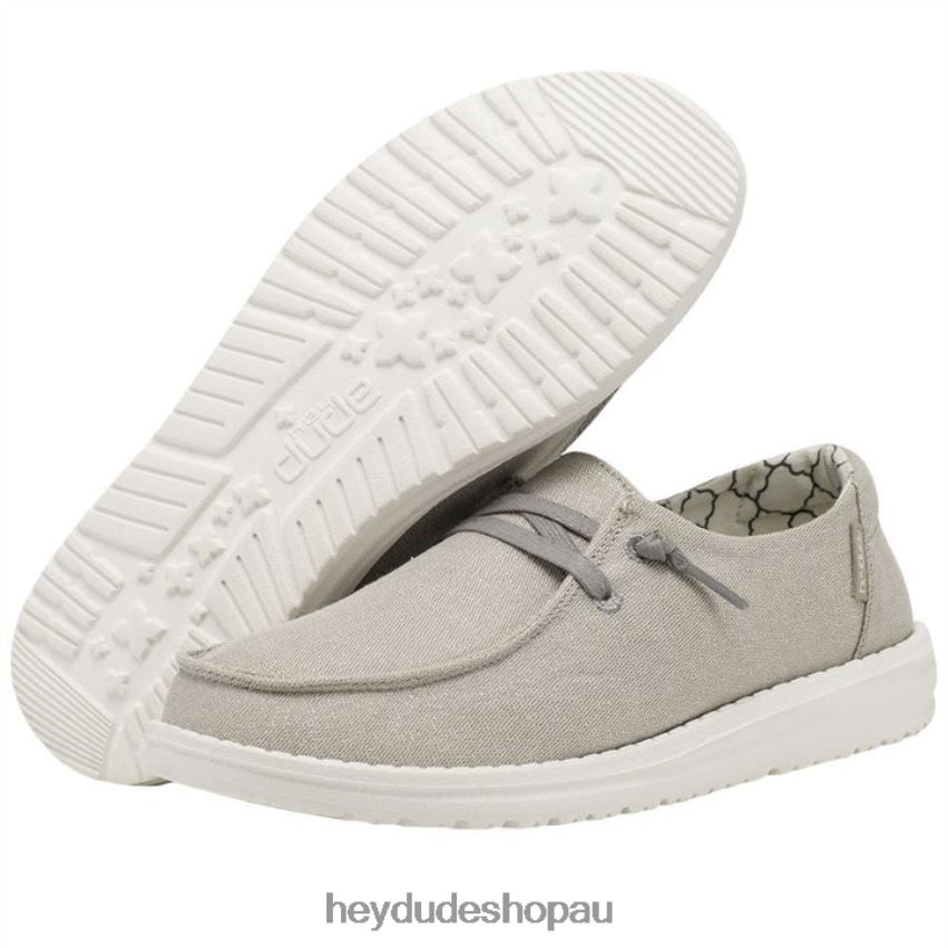 Hey Dude Wendy Sparkling Pearl Grey Women V4Z6450