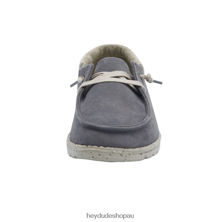 Hey Dude Wendy Suede Dark Grey Women V4Z6447