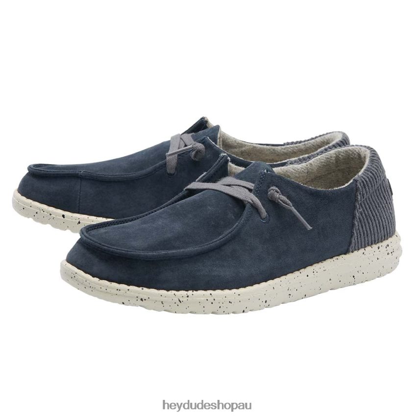 Hey Dude Wendy Suede Navy Women V4Z6448