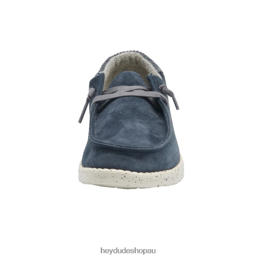 Hey Dude Wendy Suede Navy Women V4Z6448